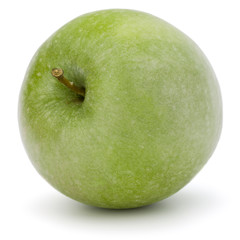 green apple isolated on white background cutout