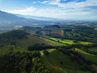 Obraz premium 北海道の空撮