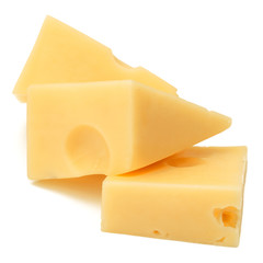 Cheese isolated on white background