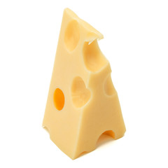 Cheese isolated on white background