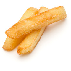 French Fried Potatoes isolated on white background