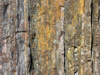 Surface of the marble with brown tint.