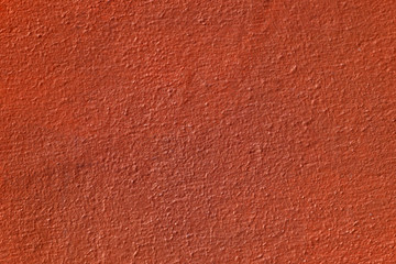 Plastered surface wall, painted in brown, detail texture