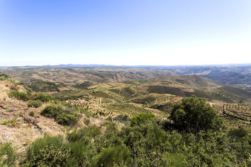 Fototapeta na wymiar Castelo Melhor – Coa Valley Panoramic View