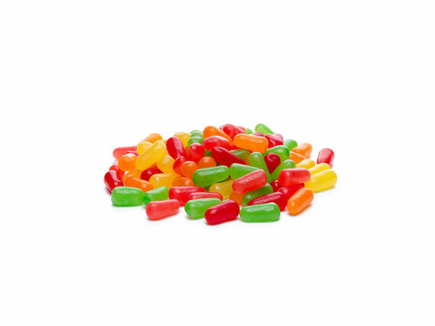 Colorful pile of candy