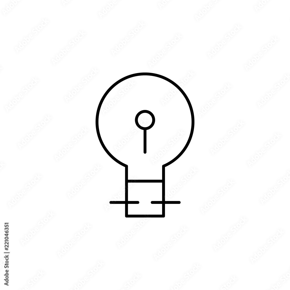 Poster idea icon. element of architecture icon for mobile concept and web apps. thin line idea icon can be 