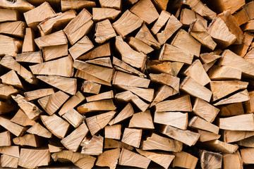 Firewood logs background