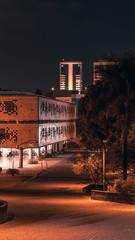 City at night, college