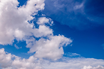 blue sky with cloud