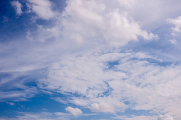 blue sky with cloud