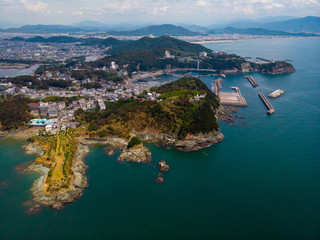 Obraz premium 和歌浦 空撮