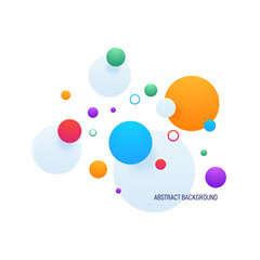 Abstract colorful gradient geometric shape background