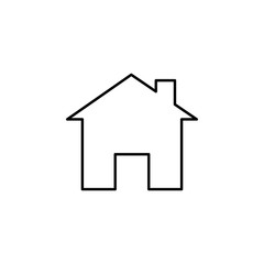 house icon. Element of building and landmark outline icon for mobile concept and web apps. Thin line house icon can be used for web and mobile