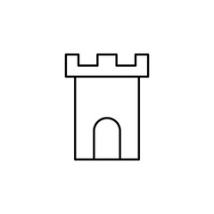 warehouse icon. Element of building and landmark outline icon for mobile concept and web apps. Thin line warehouse icon can be used for web and mobile