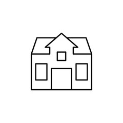 building icon. Element of building and landmark outline icon for mobile concept and web apps. Thin line building icon can be used for web and mobile