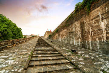 Fototapeta premium Nanjing ancient city wall traditional architecture