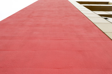 pinky red rough concrete wall texture background