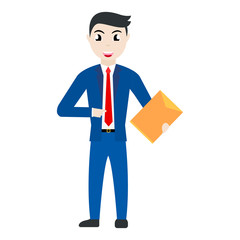 Cartoon Businessman character