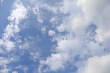 blue sky and cloud for background