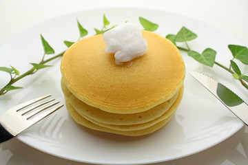 ココナッツオイルのパンケーキ