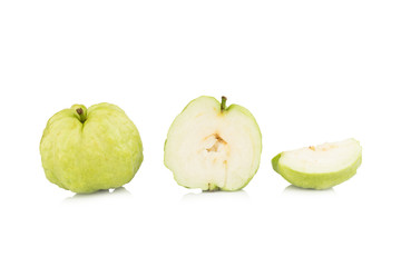 Guava fruit asian isolated on white background