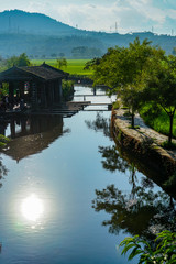 bridge over the river