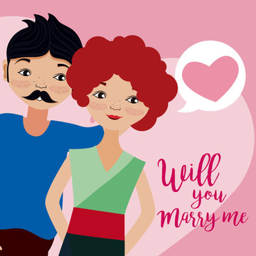 Will you marry me card