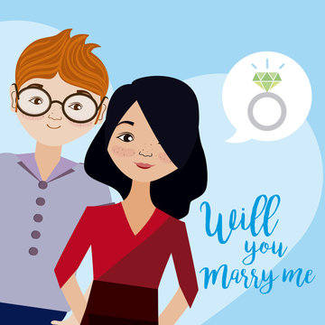Will you marry me card