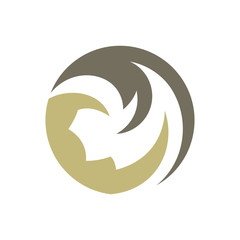 Beauty salon abstract sign