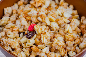 グラノーラ　フルグラ　シリアル　朝食イメージ