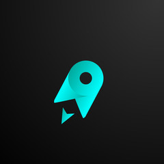 cute comet logo icon © Riksa