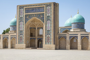 Barak Khan madrasah. Hast Imam Square (Hazrati Imam) is a religious center of Tashkent.