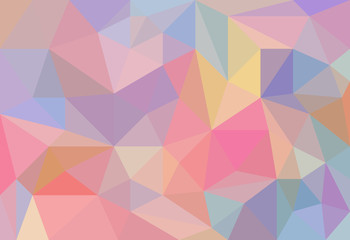 Fototapeta premium Illustration graphic polygon colorful abstract background
