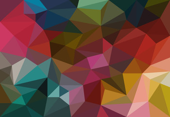 Illustration graphic polygon colorful abstract background