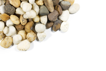 Stone isolated on white background