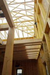 Fototapeta premium construction en ossature bois 