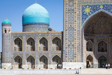 The Registan, the heart of the ancient city of Samarkand - Uzbekistan