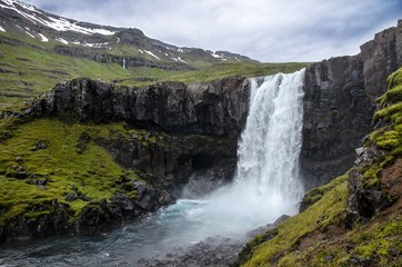 Gufufoss Waterfall - Seydisfjordur, Iceland