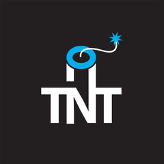 TNT bomb logo icon vector template