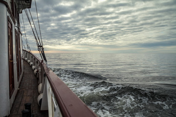 Fototapeta na wymiar View to the open Baltic sea.