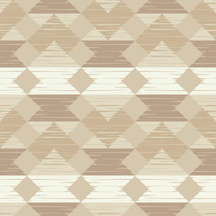 Seamless abstract geometric pattern. Mosaic texture. Brushwork. Hand hatching. Scribble texture. Textile rapport.