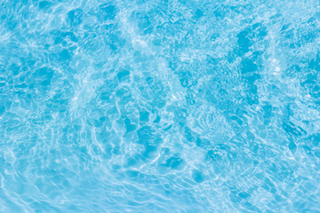 swimming pool with sunny reflections