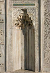 Ottoman marble carving art detail
