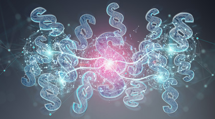 Digital paragraph law symbol background 3D rendering