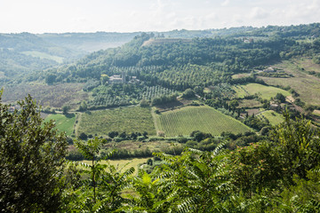 view village italy town 