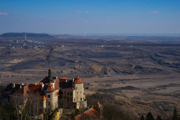 Coal mining contrast