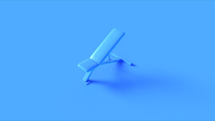 Fototapeta premium Blue Incline Workout Bench 3d illustration 3d rendering