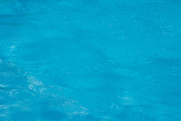 Blue and transparent water texture