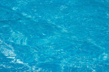 Blue and transparent water texture