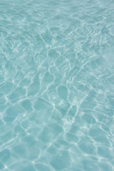 light blue water  texture pattern in swimming pool